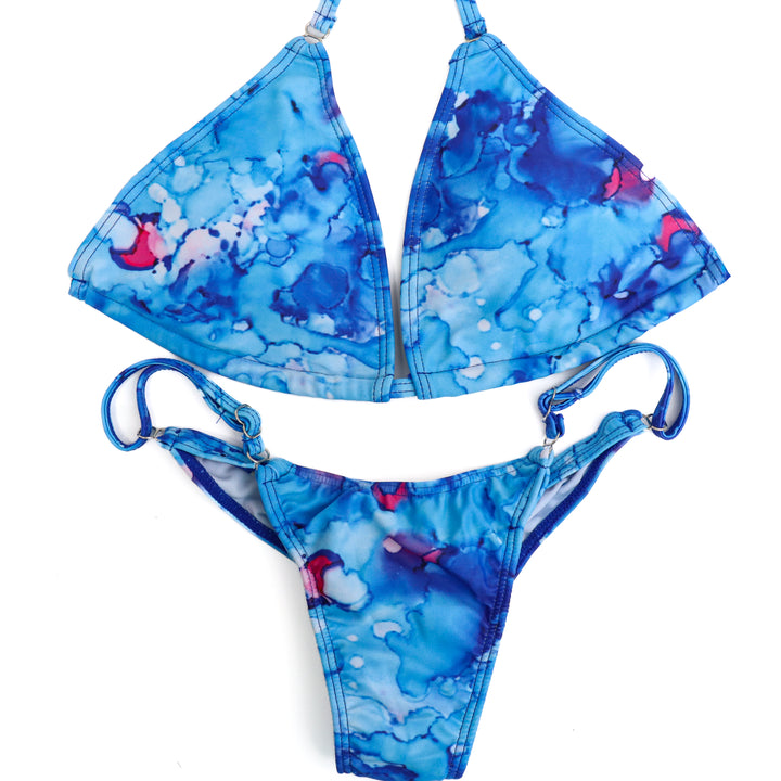QS ST: Turquoise Water Posing Practice Suit. Medium/Pro.  Angel Competition BikinisThe best NPC Competition Suits for the Bikini Division, Fit Model Division Suits, and bodybuilding suits.
