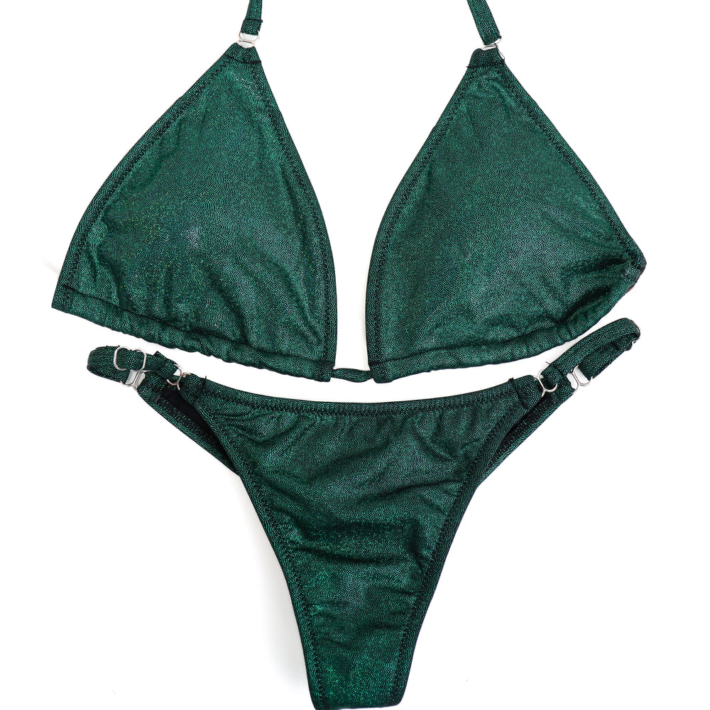 QS ST: Hologram Emerald Fit Model Suit. Medium/Fit Model 1.  Angel Competition BikinisThe best NPC Competition Suits for the Bikini Division, Fit Model Division Suits, and bodybuilding suits.