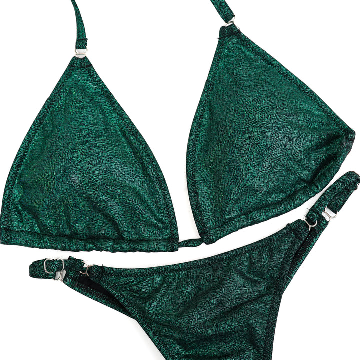 QS ST: Hologram Emerald Fit Model Suit. Medium/Fit Model 1.  Angel Competition BikinisThe best NPC Competition Suits for the Bikini Division, Fit Model Division Suits, and bodybuilding suits.