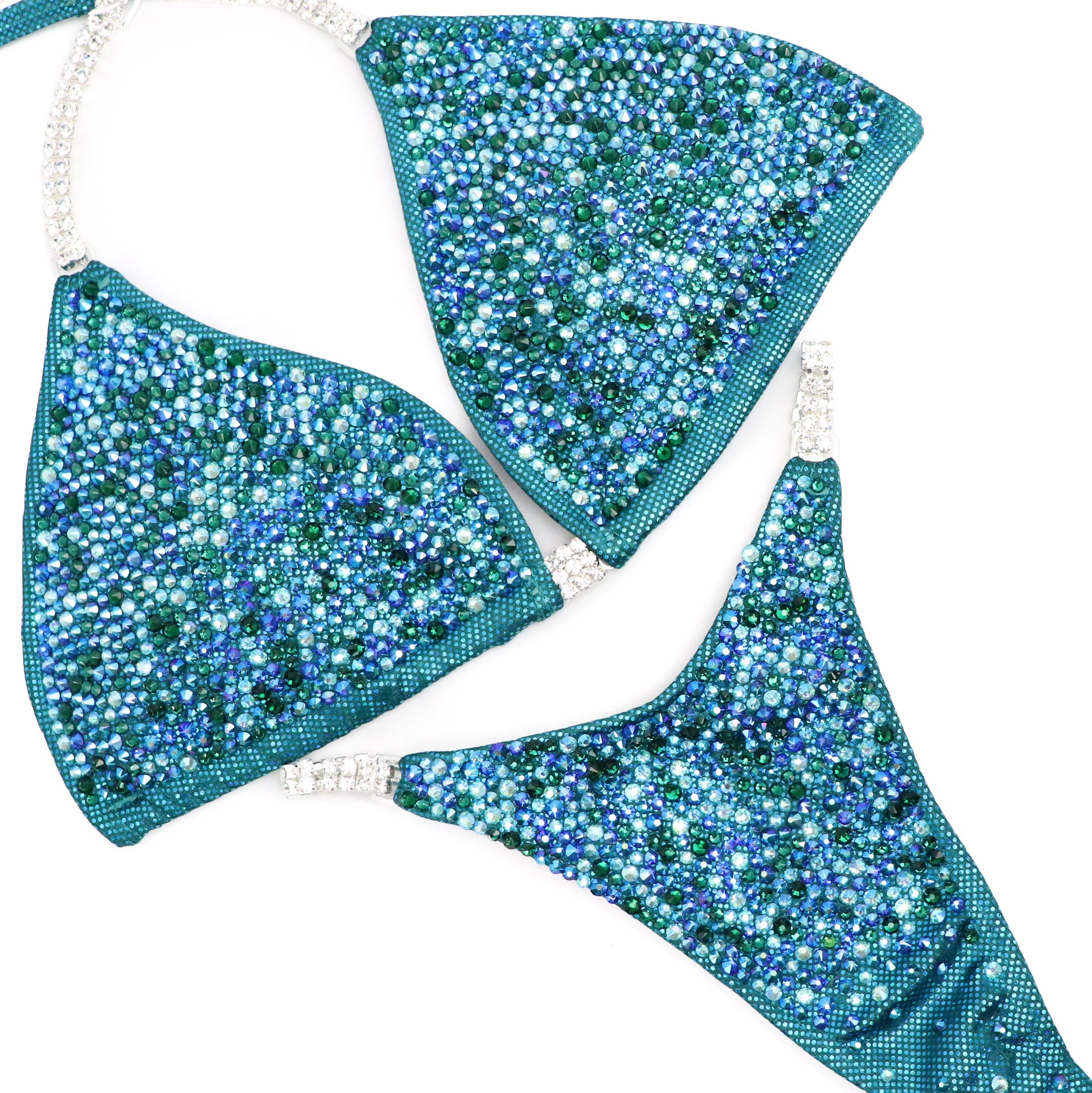 Brittany's Triumphant Teal Radiance – Angel Competition Bikinis