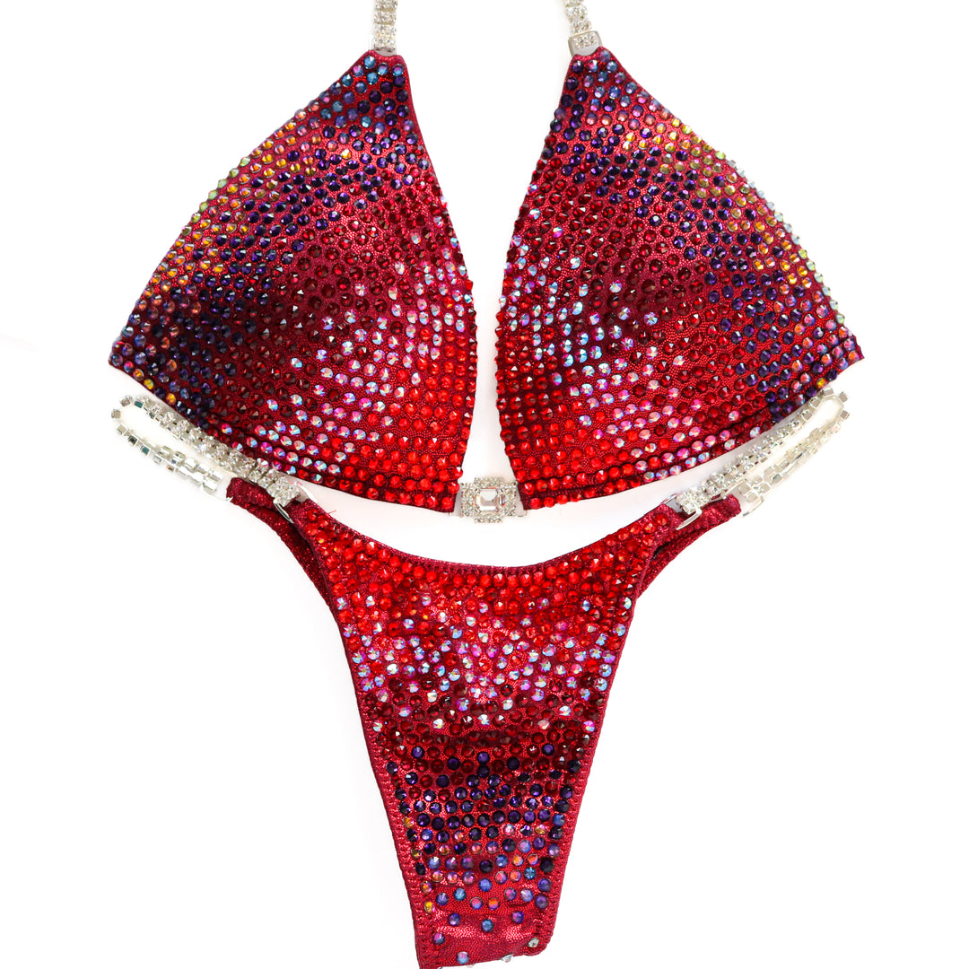 QS ST: Diamond Cascade 5 Color. Medium Molded/Pro.  Angel Competition BikinisThe best NPC Competition Suits for the Bikini Division, Fit Model Division Suits, and bodybuilding suits.