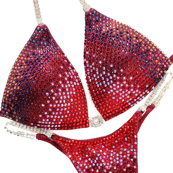 QS ST: Diamond Cascade 5 Color. Medium Molded/Pro.  Angel Competition BikinisThe best NPC Competition Suits for the Bikini Division, Fit Model Division Suits, and bodybuilding suits.