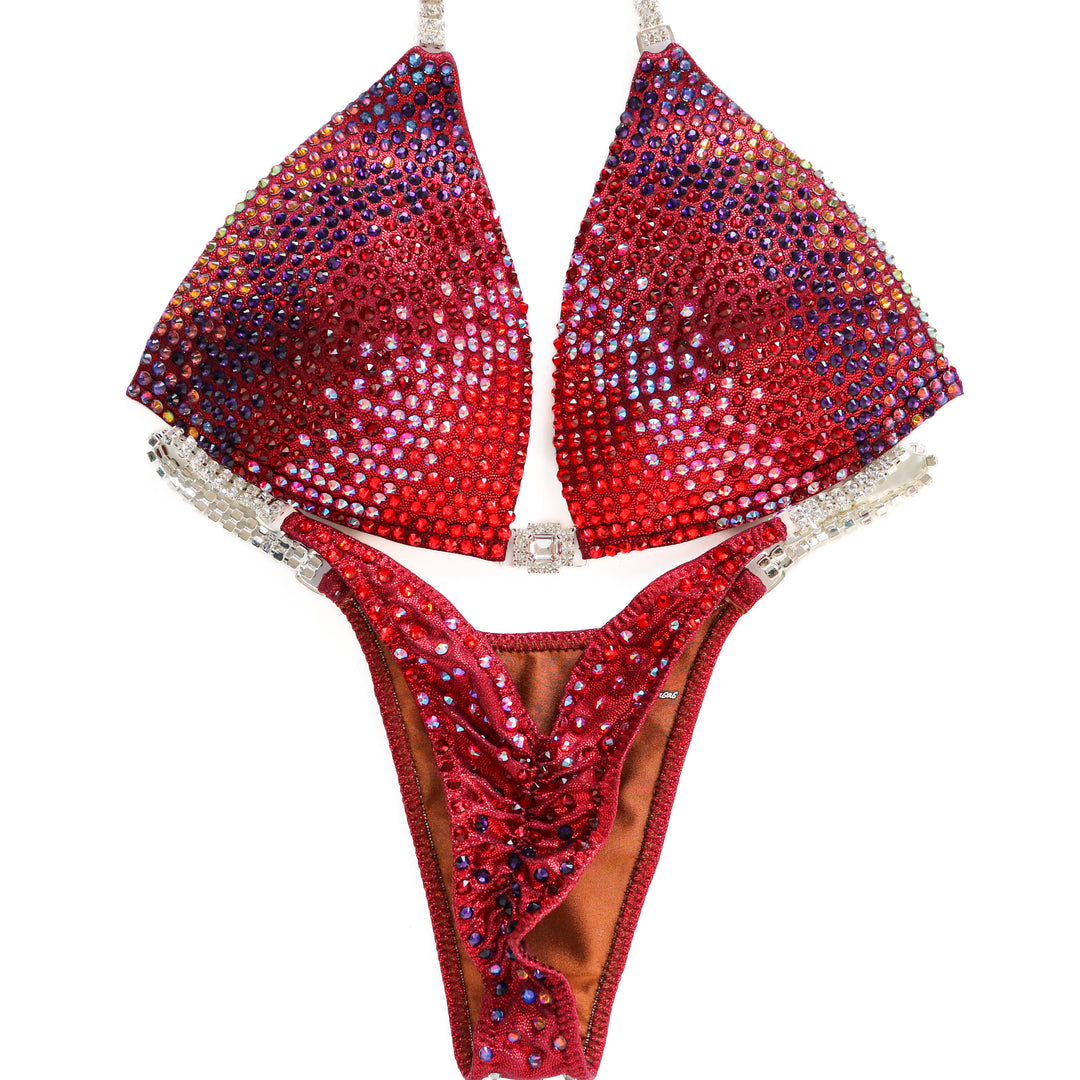 QS ST: Diamond Cascade 5 Color. Medium Molded/Pro.  Angel Competition BikinisThe best NPC Competition Suits for the Bikini Division, Fit Model Division Suits, and bodybuilding suits.