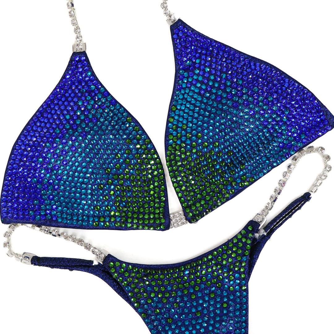 Casey's Jungle Cascade  Angel Competition BikinisThe best NPC Competition Suits for the Bikini Division, Fit Model Division Suits, and bodybuilding suits.