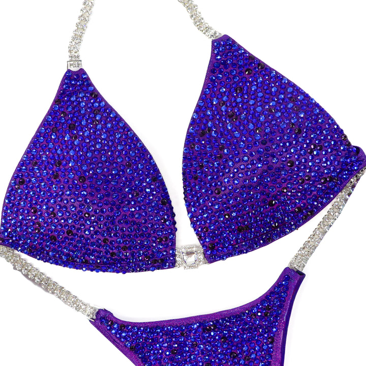 Tianna's Blurple Radiance  Angel Competition BikinisThe best NPC Competition Suits for the Bikini Division, Fit Model Division Suits, and bodybuilding suits.