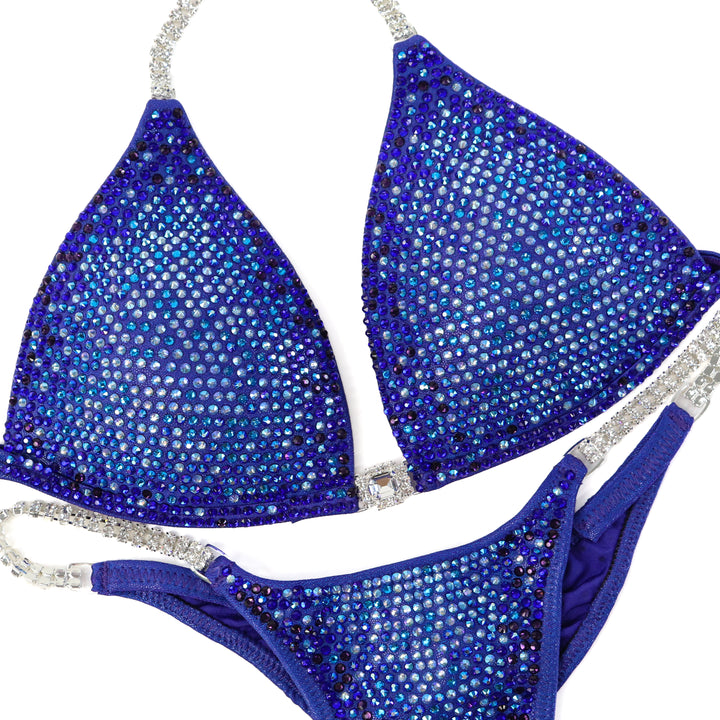 Janet's O Nova – crystal competition bikini for NPC Bikini and Wellness