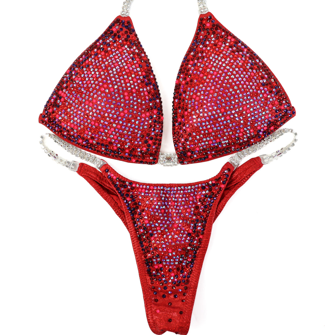 QS ST: Ashley K's Hot Tamale Nova. Medium Molded/Pro.  Angel Competition BikinisThe best NPC Competition Suits for the Bikini Division, Fit Model Division Suits, and bodybuilding suits.
