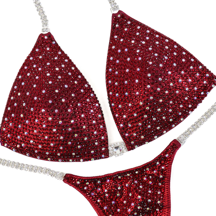 Crimson Shimmer  Angel Competition BikinisThe best NPC Competition Suits for the Bikini Division, Fit Model Division Suits, and bodybuilding suits.