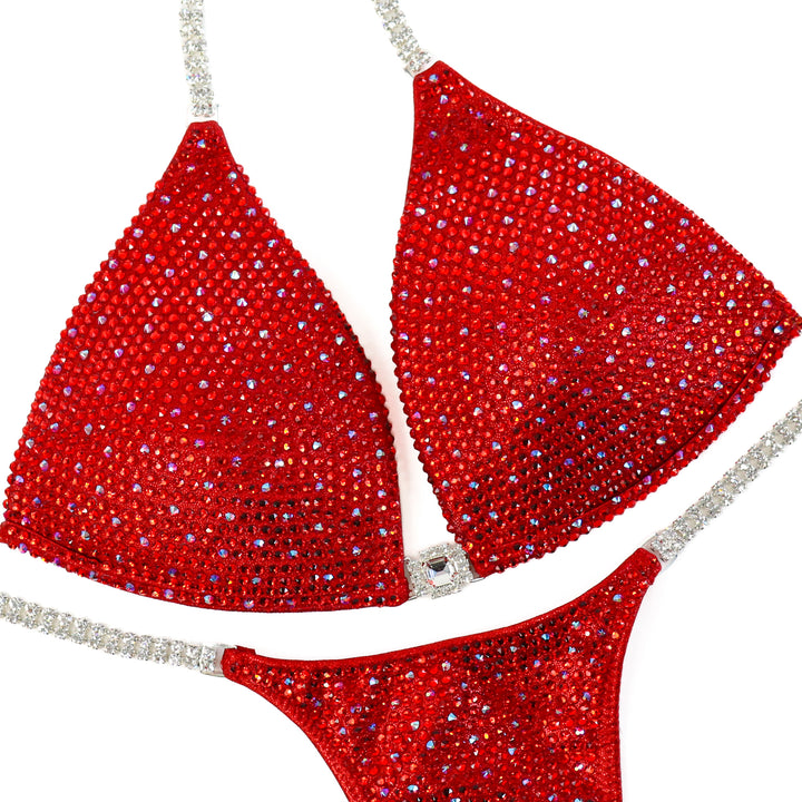 Red Angel Shimmer  Angel Competition BikinisThe best NPC Competition Suits for the Bikini Division, Fit Model Division Suits, and bodybuilding suits.