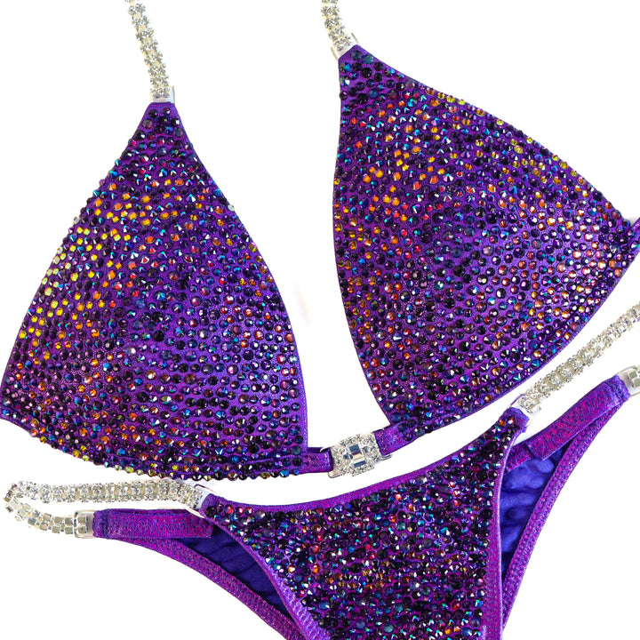Volcano Purple Radiance  Angel Competition BikinisThe best NPC Competition Suits for the Bikini Division, Fit Model Division Suits, and bodybuilding suits.