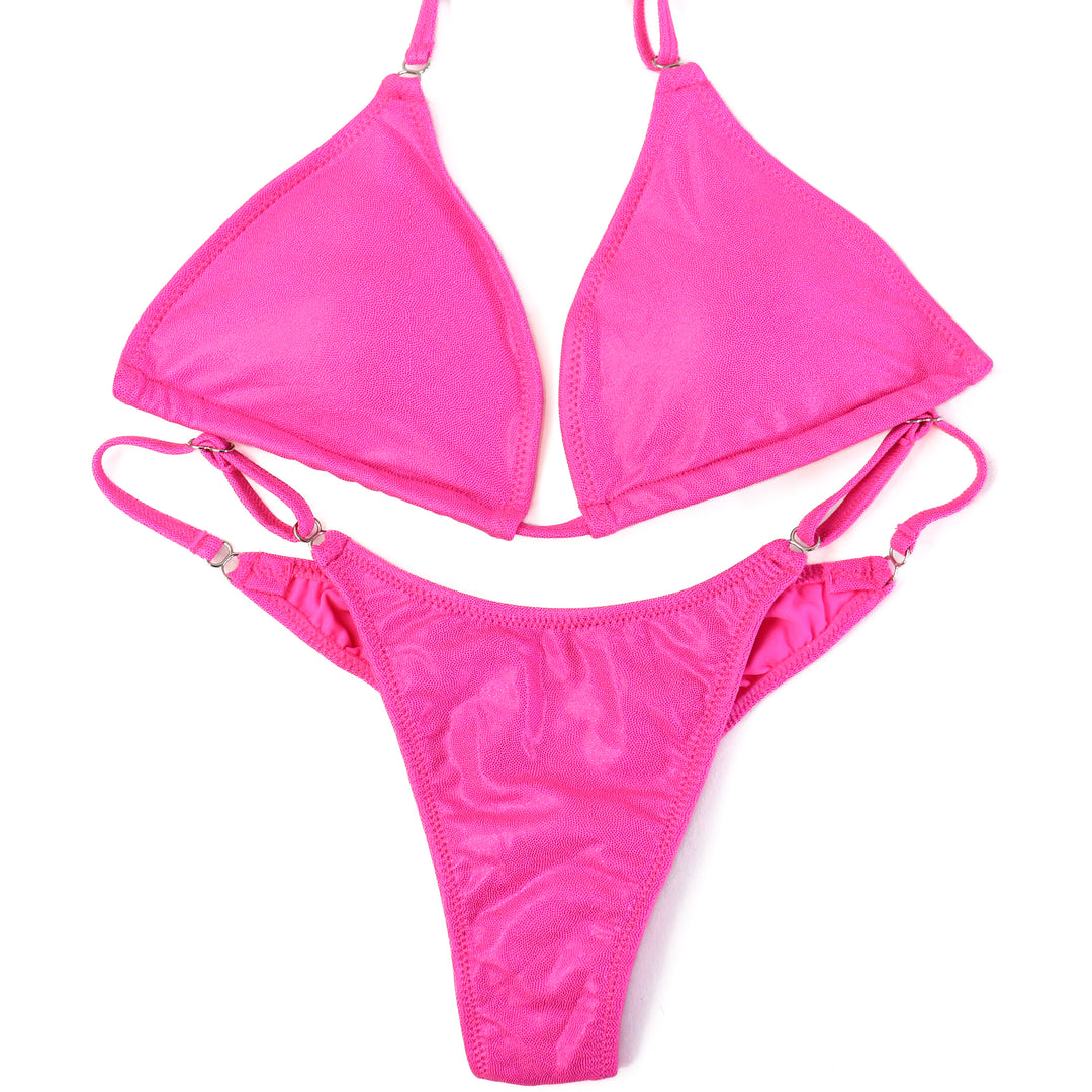 Hologram Pink Posing Practice Suit  Angel Competition BikinisThe best NPC Competition Suits for the Bikini Division, Fit Model Division Suits, and bodybuilding suits.