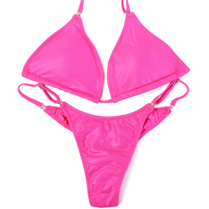 Hologram Pink Posing Practice Suit  Angel Competition BikinisThe best NPC Competition Suits for the Bikini Division, Fit Model Division Suits, and bodybuilding suits.