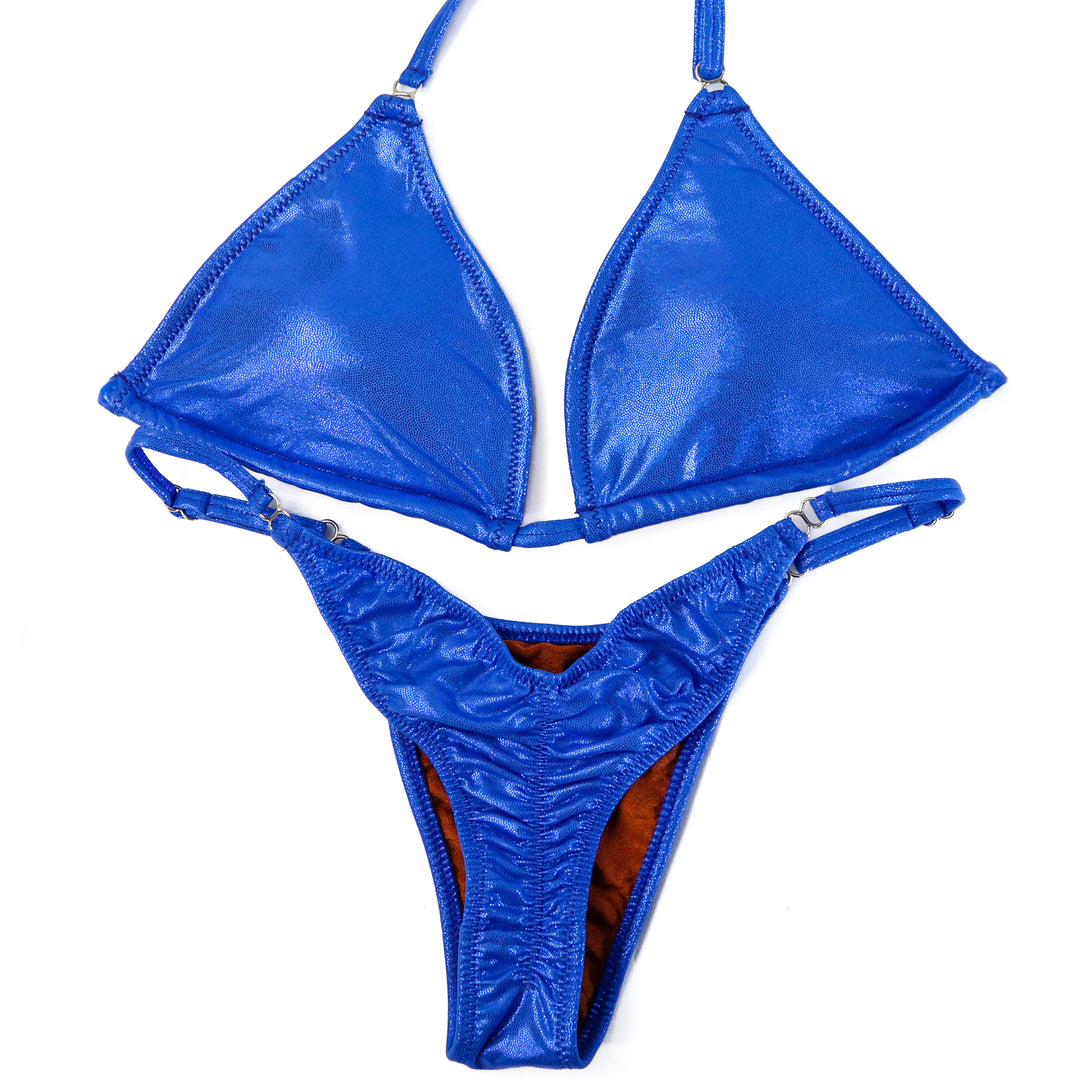 Hologram Blue Posing Practice Suit  Angel Competition BikinisThe best NPC Competition Suits for the Bikini Division, Fit Model Division Suits, and bodybuilding suits.