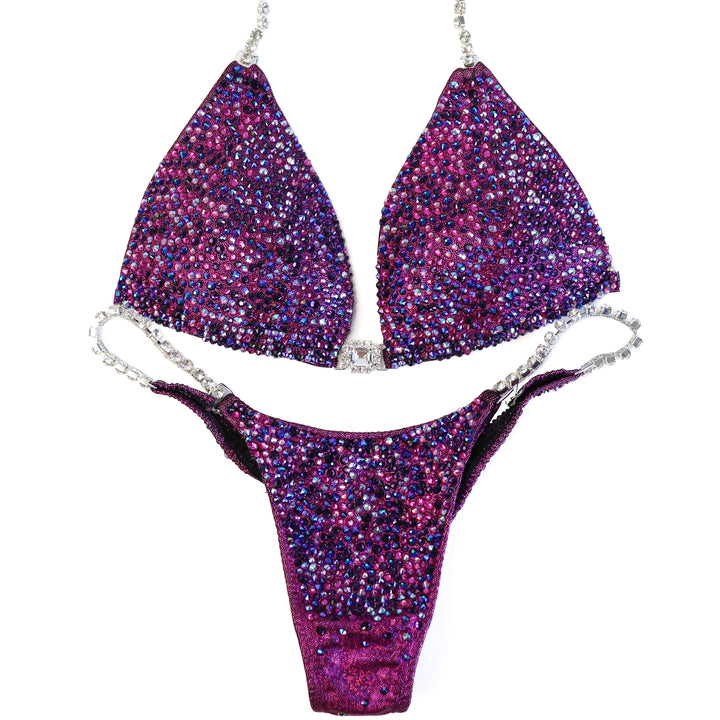 Pre Owned: Berry Radiance. Small Molded/Micro.  Angel Competition BikinisThe best NPC Competition Suits for the Bikini Division, Fit Model Division Suits, and bodybuilding suits.