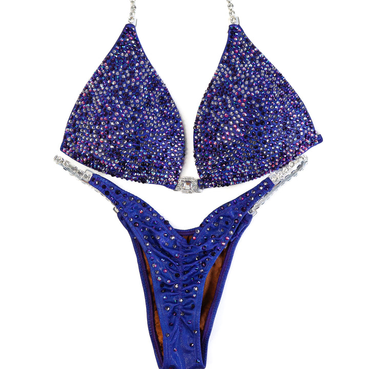 Pre Owned: Purple Pop Radiance. Small Molded/Micro.  Angel Competition BikinisThe best NPC Competition Suits for the Bikini Division, Fit Model Division Suits, and bodybuilding suits.