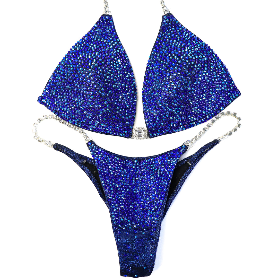 QS ST: Mystic Blue Radiance. Hologram Dark Blue. Medium Molded/Modest Pro