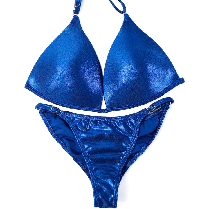 QS ST: Hologram Electric Blue Fit Model Suit. Large Molded/Fit Model 2.  Angel Competition BikinisThe best NPC Competition Suits for the Bikini Division, Fit Model Division Suits, and bodybuilding suits.