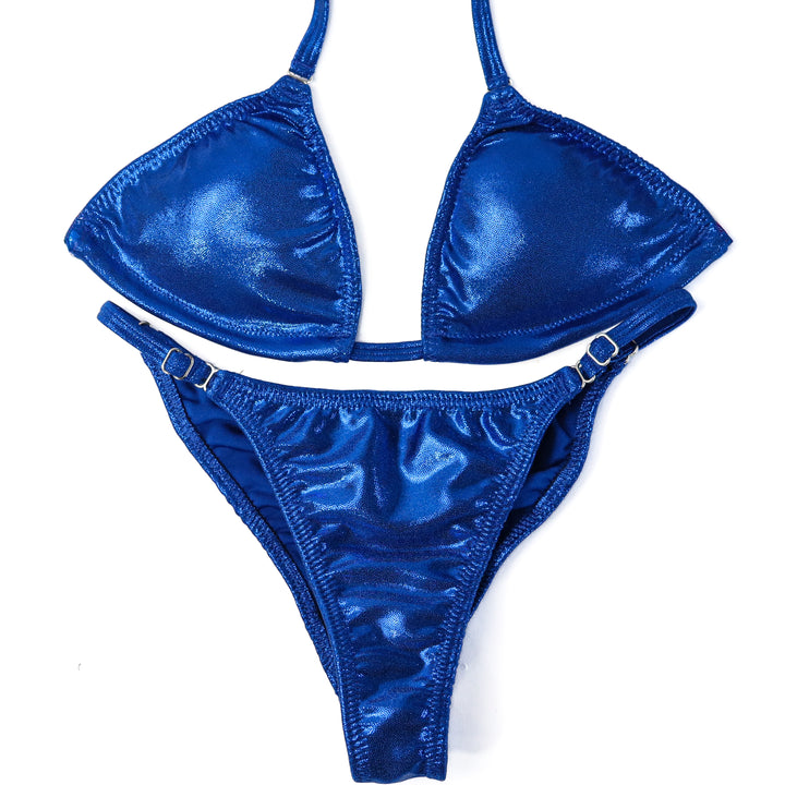 QS ST: Hologram Electric Blue Fit Model Suit. Small/Fit Model 1.  Angel Competition BikinisThe best NPC Competition Suits for the Bikini Division, Fit Model Division Suits, and bodybuilding suits.