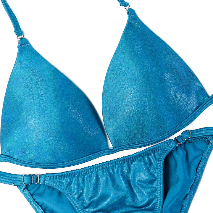 Pre Owned: Hologram Turquoise Fit Model Suit. Small Molded/Fit Model 2.  Angel Competition BikinisThe best NPC Competition Suits for the Bikini Division, Fit Model Division Suits, and bodybuilding suits.