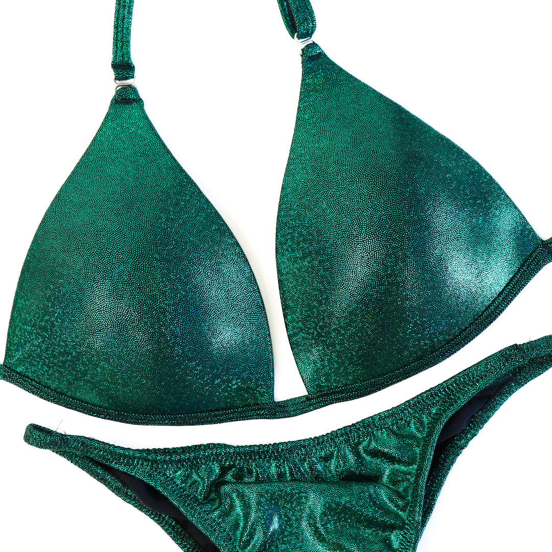 QS ST: Hologram Emerald Fit Model Suit. Medium Molded/Fit Model 1.  Angel Competition BikinisThe best NPC Competition Suits for the Bikini Division, Fit Model Division Suits, and bodybuilding suits.