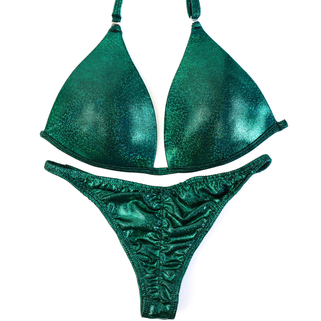 QS ST: Hologram Emerald Fit Model Suit. Medium Molded/Fit Model 1.  Angel Competition BikinisThe best NPC Competition Suits for the Bikini Division, Fit Model Division Suits, and bodybuilding suits.