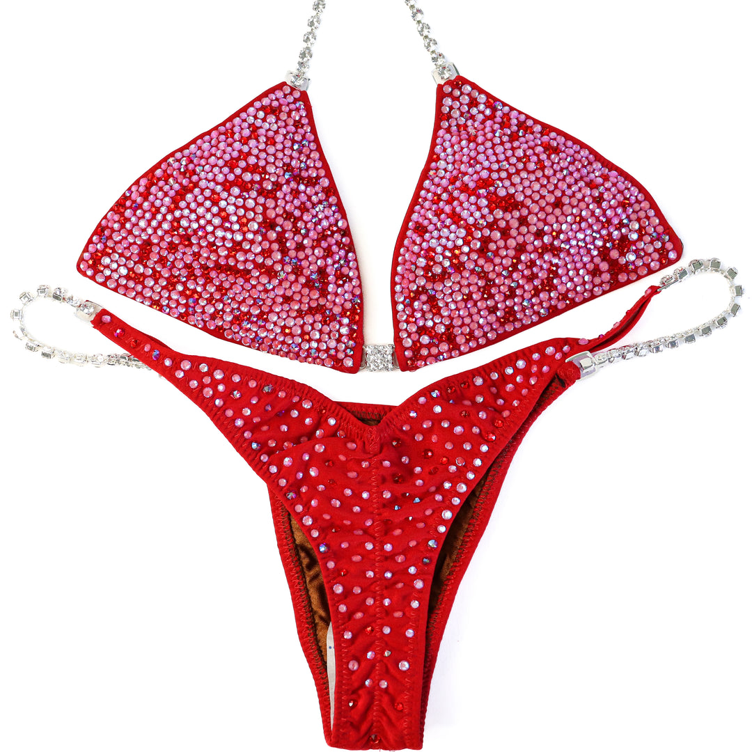 QS ST: Cupid's Secret Radiance. Small/Pro with Modest Rise.  Angel Competition BikinisThe best NPC Competition Suits for the Bikini Division, Fit Model Division Suits, and bodybuilding suits.
