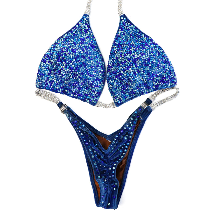 Pre Owned: Velvet Royal Radiance. Large/Wellness Pro.  Angel Competition BikinisThe best NPC Competition Suits for the Bikini Division, Fit Model Division Suits, and bodybuilding suits.