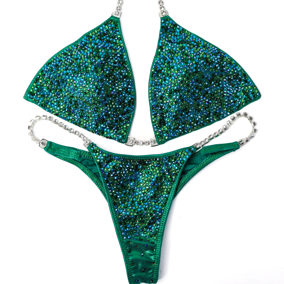 QS ST: Crystal Radiance. Hologram Kelly. Medium/Pro.  Angel Competition BikinisThe best NPC Competition Suits for the Bikini Division, Fit Model Division Suits, and bodybuilding suits.