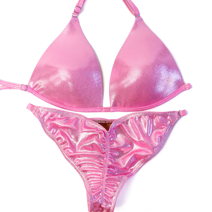 QS ST: Hologram Baby Pink Fit Model Suit. Medium Molded/Fit Model 2.  Angel Competition BikinisThe best NPC Competition Suits for the Bikini Division, Fit Model Division Suits, and bodybuilding suits.