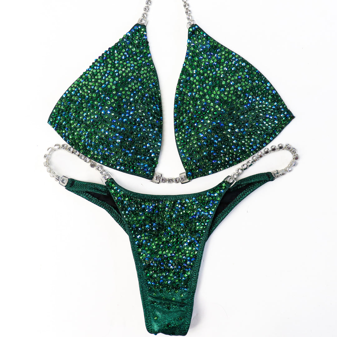 QS ST: Kimber's Lucky Charm Radiance. Medium Molded/Pro.  Angel Competition BikinisThe best NPC Competition Suits for the Bikini Division, Fit Model Division Suits, and bodybuilding suits.