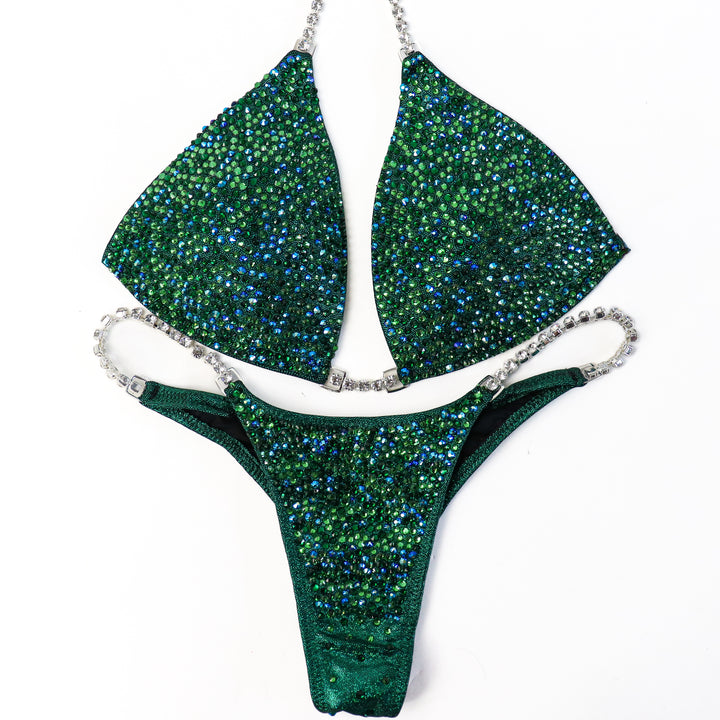 QS ST: Kimber's Lucky Charm Radiance. Medium Molded/Pro.  Angel Competition BikinisThe best NPC Competition Suits for the Bikini Division, Fit Model Division Suits, and bodybuilding suits.