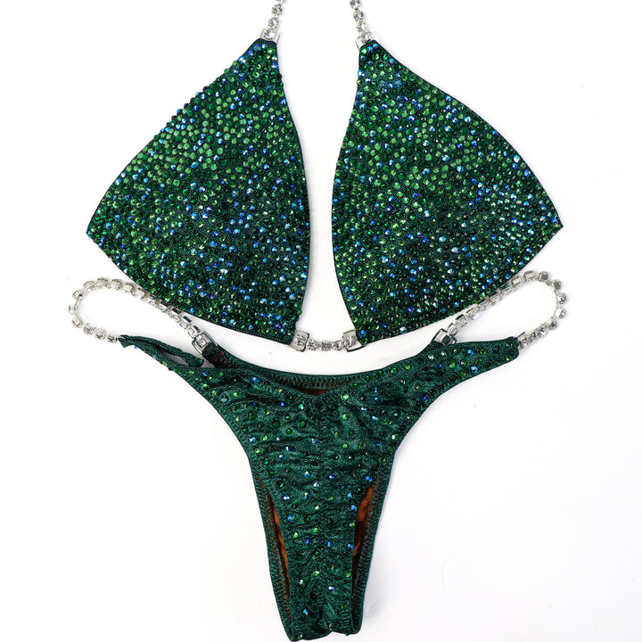 QS ST: Kimber's Lucky Charm Radiance. Medium Molded/Pro.  Angel Competition BikinisThe best NPC Competition Suits for the Bikini Division, Fit Model Division Suits, and bodybuilding suits.