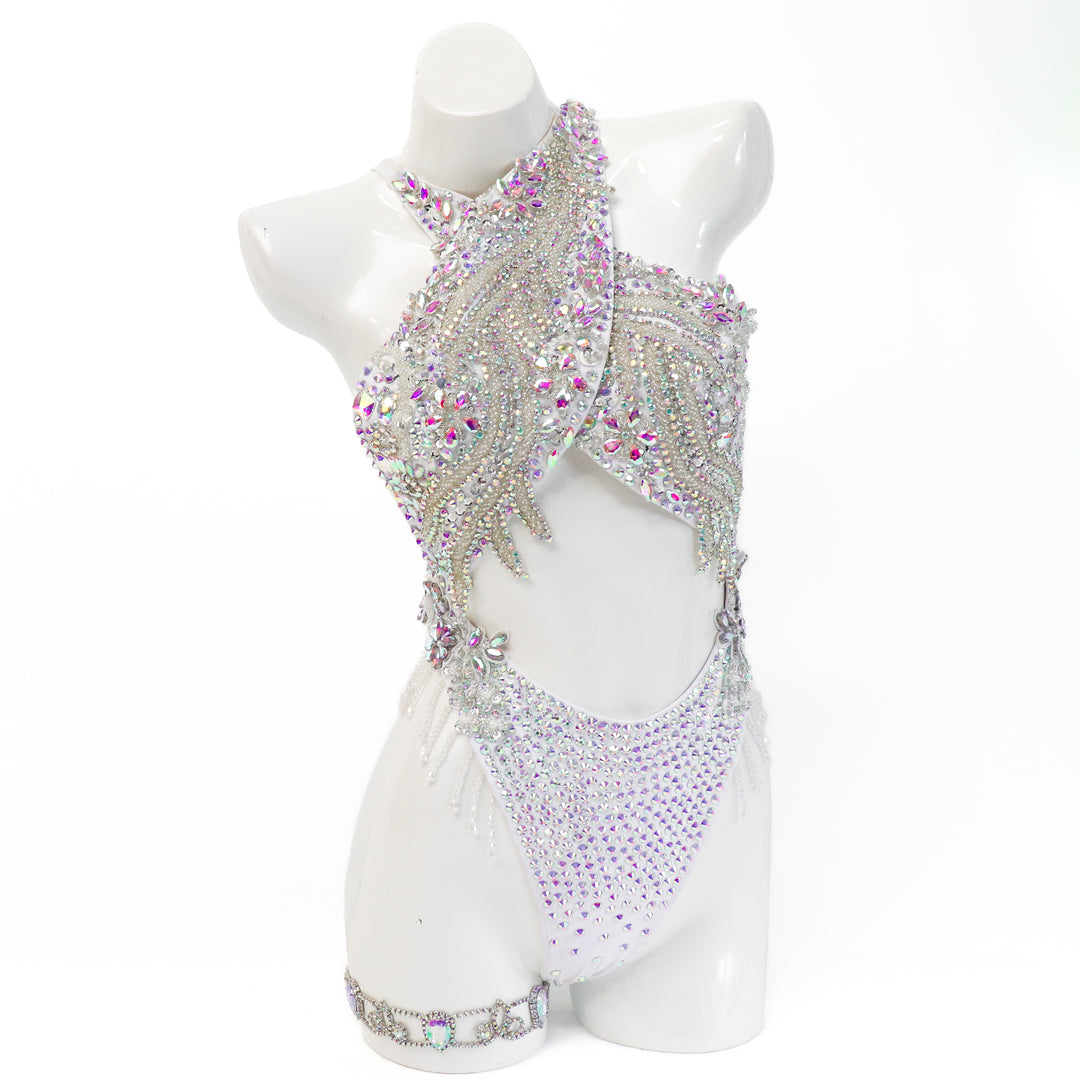 Pre Owned: Karah's Olympian Queen Couture. Any/Modest Brazilian.  Angel Competition BikinisThe best NPC Competition Suits for the Bikini Division, Fit Model Division Suits, and bodybuilding suits.