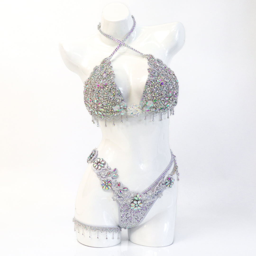 QS ST: Crystal Your Couture. Medium Molded/Brazilian with Modest Front.  Angel Competition BikinisThe best NPC Competition Suits for the Bikini Division, Fit Model Division Suits, and bodybuilding suits.