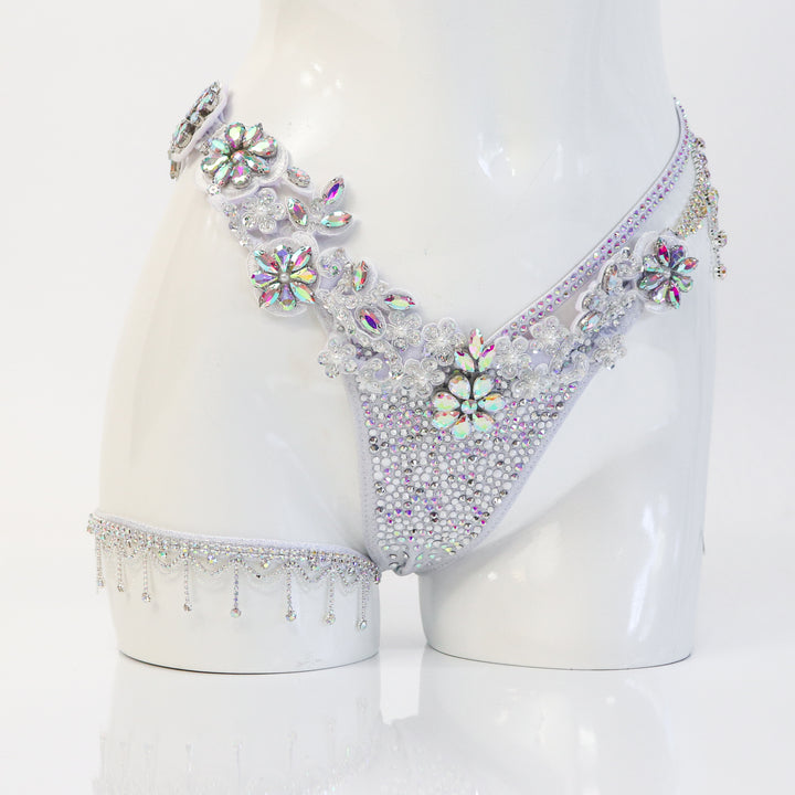 QS ST: Crystal Your Couture. Medium Molded/Brazilian with Modest Front.  Angel Competition BikinisThe best NPC Competition Suits for the Bikini Division, Fit Model Division Suits, and bodybuilding suits.