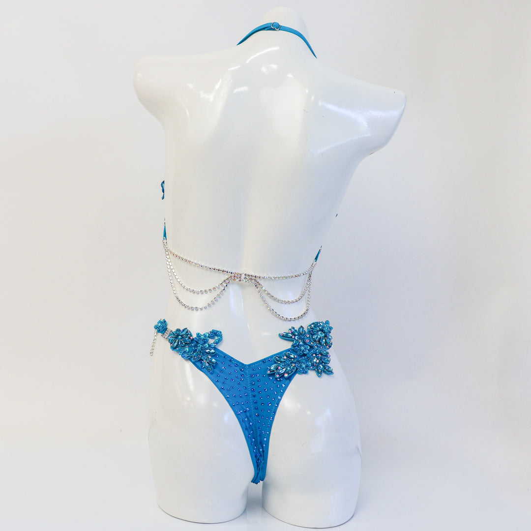 QS ST: Capri Queen Couture. Medium Molded/Pro.  Angel Competition BikinisThe best NPC Competition Suits for the Bikini Division, Fit Model Division Suits, and bodybuilding suits.
