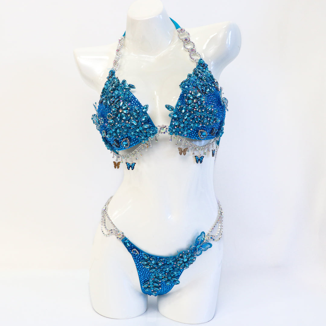 QS ST: Capri Queen Couture. Medium Molded/Pro.  Angel Competition BikinisThe best NPC Competition Suits for the Bikini Division, Fit Model Division Suits, and bodybuilding suits.