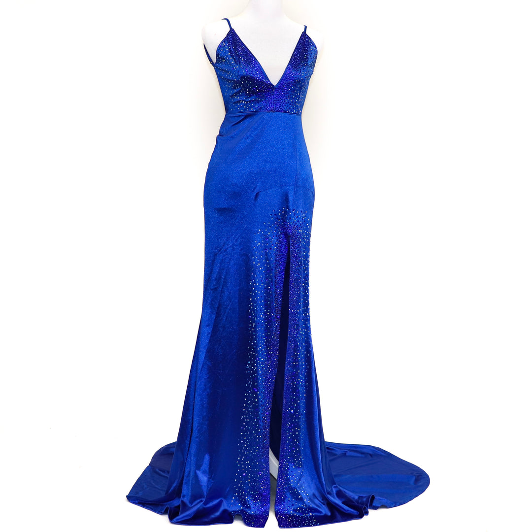 Classic V Neck Gown