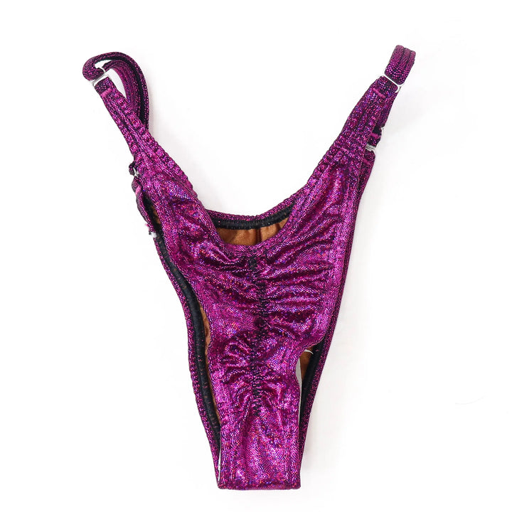 QS ST: Hologram Cranberry Posing Practice Suit. Large Molded/Pro.  Angel Competition BikinisNPC Competition Suits