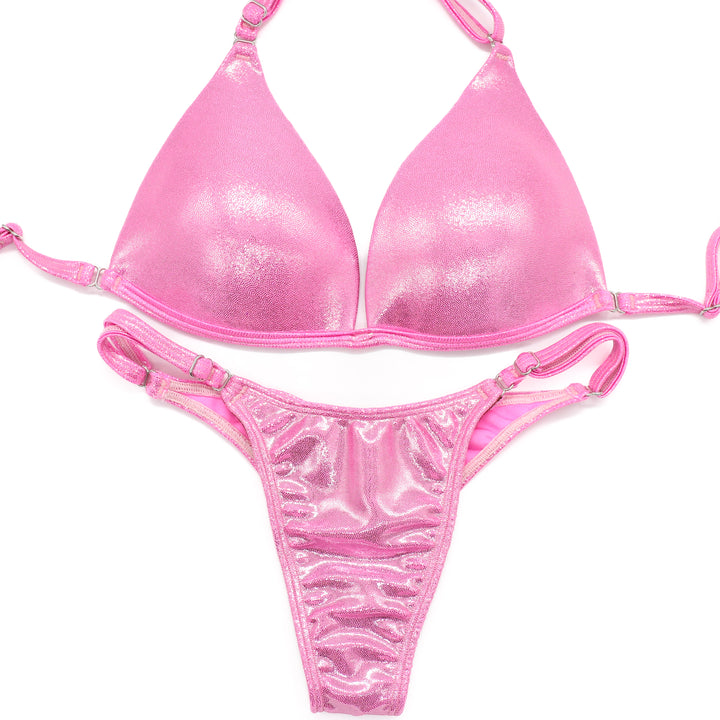 Hologram Baby Pink Posing Practice Suit