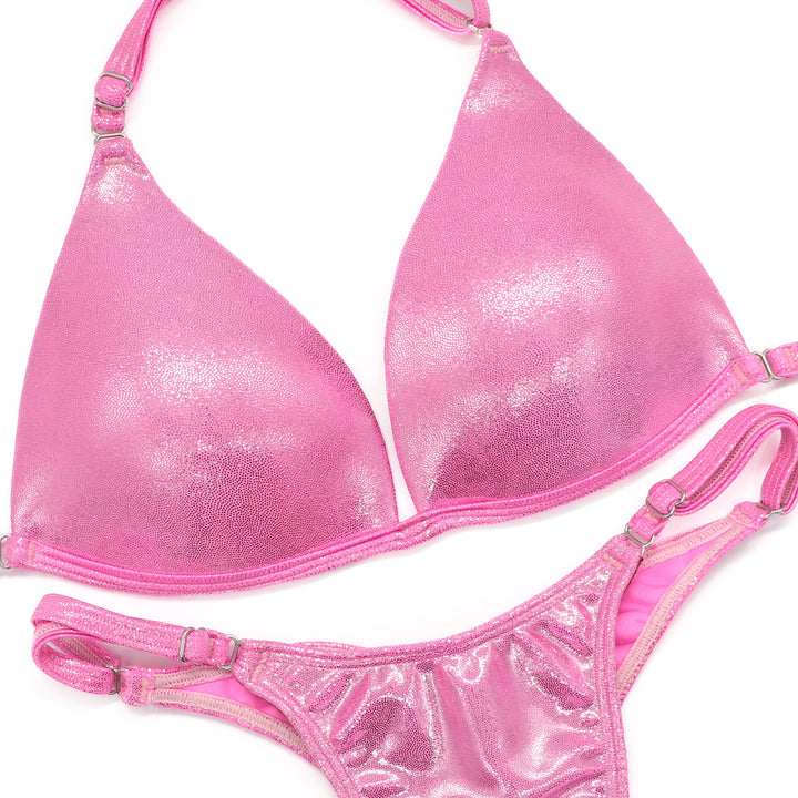 Hologram Baby Pink Posing Practice Suit