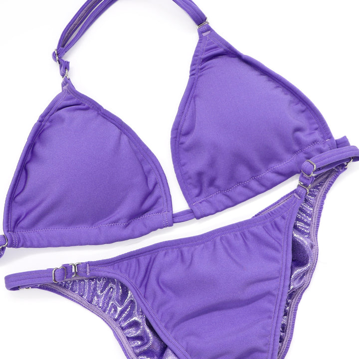 Matte Lilac Fit Model Competition Suit
