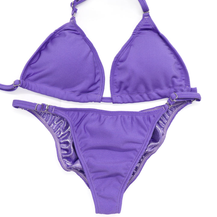 Matte Lilac Fit Model Competition Suit