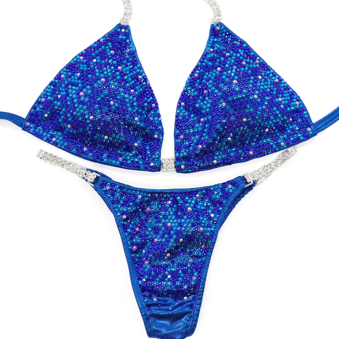 QS ST: Angel Shimmer. Hologram Electric Blue. Medium/Pro.