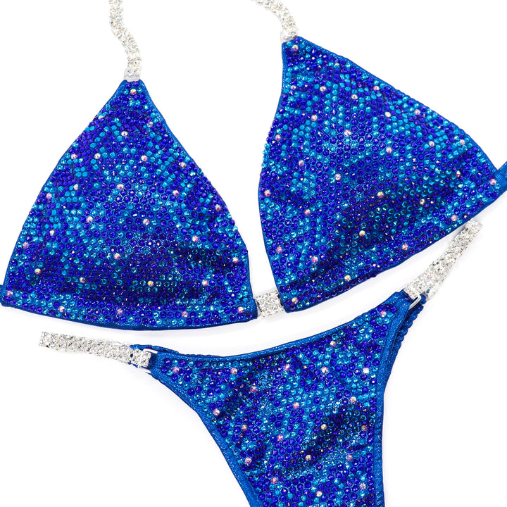 QS ST: Angel Shimmer. Hologram Electric Blue. Medium/Pro.