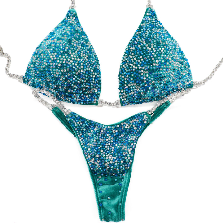 QS ST: Crystal Radiance. Velvet Teal. Medium Molded/Micro.
