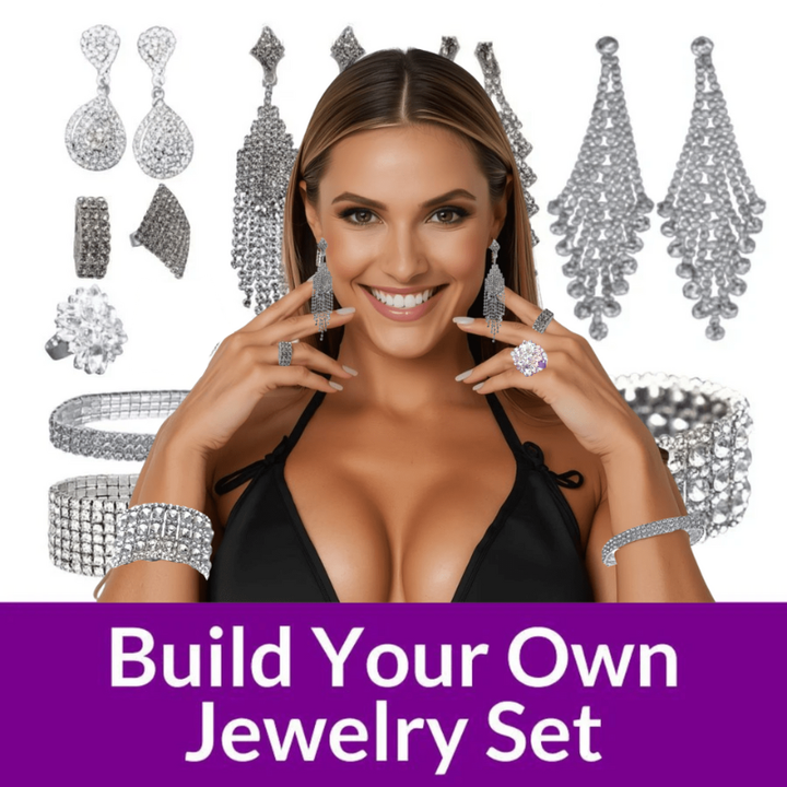 BYO Crystal Clear Gemstone Competition Jewelry Set