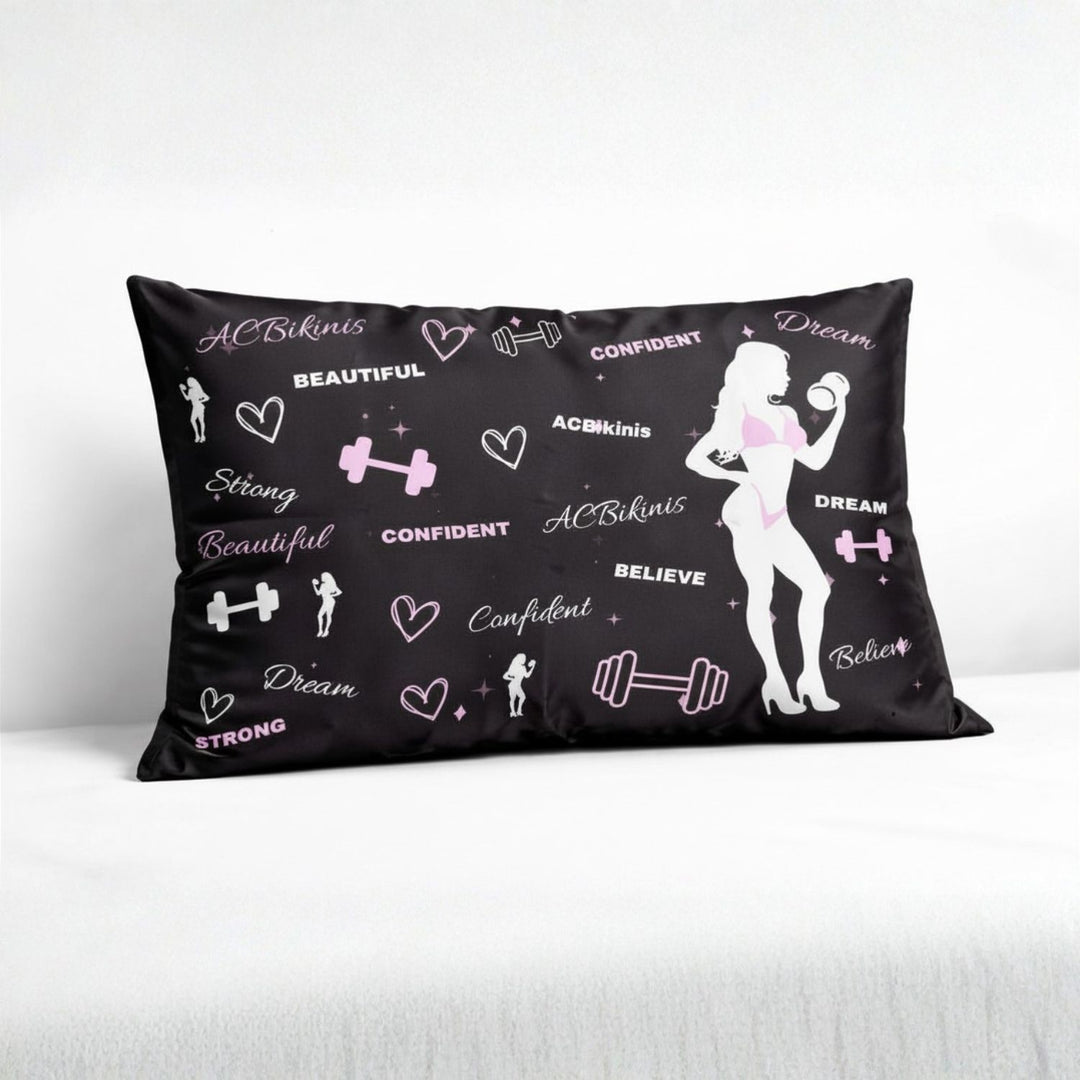 Black Satin Pillowcase – competition accessory