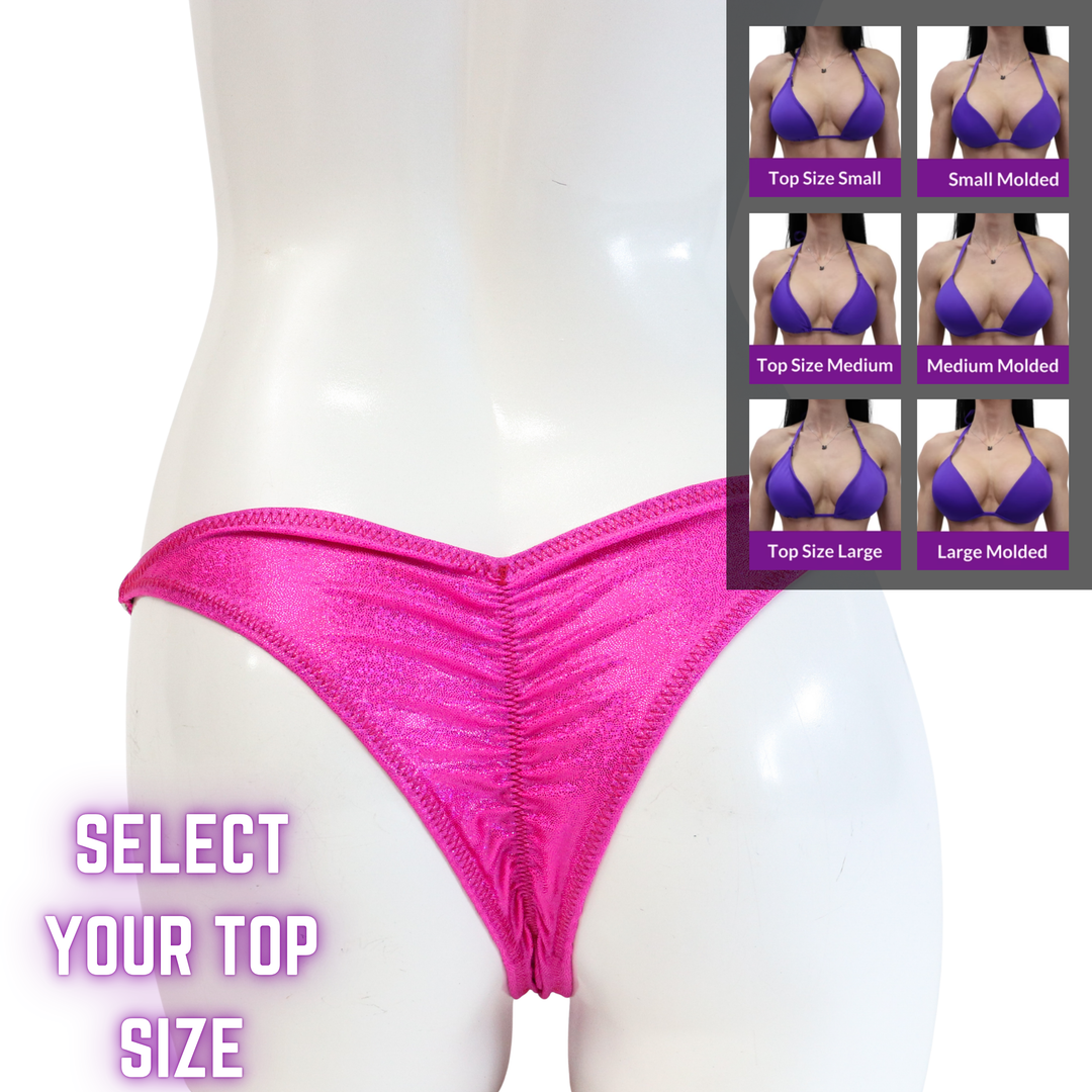 QS SZ: Hologram Pink Fit Model Suit. Select Your Top/Fit Model 1.  Angel Competition BikinisThe best NPC Competition Suits for the Bikini Division, Fit Model Division Suits, and bodybuilding suits.