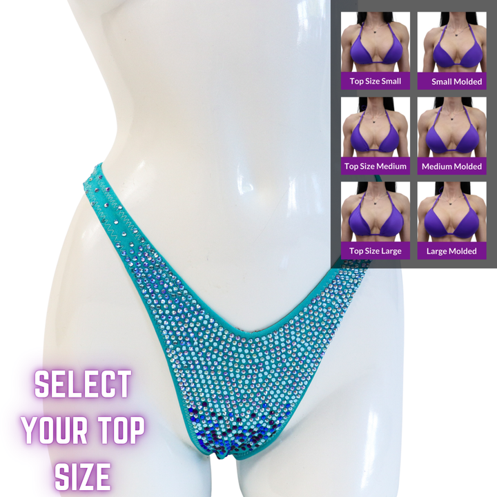 QS SZ: Aqua Pro Gradient. Select Your Top/Standard Figure.  Angel Competition BikinisThe best NPC Competition Suits for the Bikini Division, Fit Model Division Suits, and bodybuilding suits.